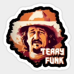 TERRY FUNK Sticker